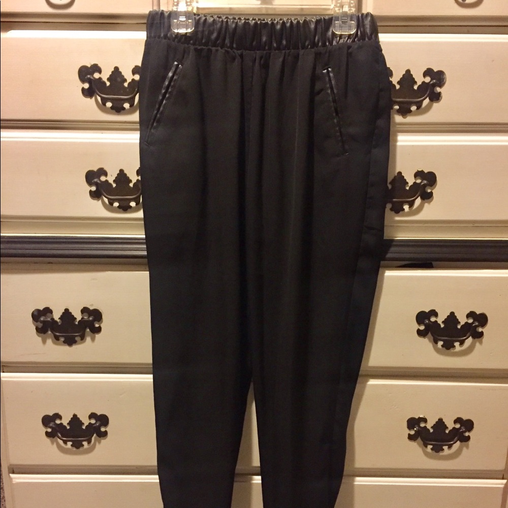 Haute Monde black harem pants